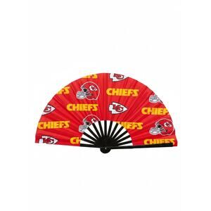 Kansas City Chiefs Folding Hand Fan: NFL Football Game Day Accessory
